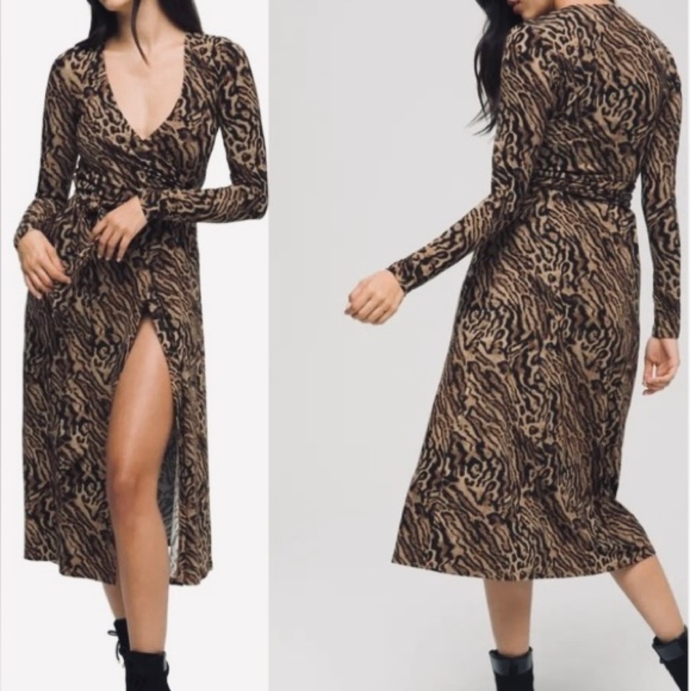 Good American Day Night Jaguar Dress